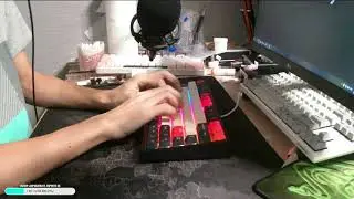 KEYCOOL 84 TYPING (LUBED W/ KRYTOX G205+105, EVERGLIDE PANDA STABLIZER)