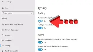 Turn off Autocorrect in Windows 10