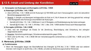 Schuldrecht BT – Folge 29 (§ 818 Abs. 3 BGB, Saldotheorie, Vorrang der Leistungskondiktion)