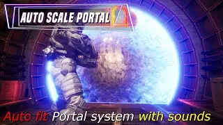 1- Auto scale portal: Auto Fits any frame (Unreal Engine 5)