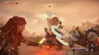 Horizon Forbidden West. Перчатка-Дискомёт Уничтожает  Стада Секачей и Плугорогов.