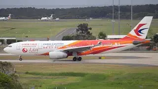 25 MINUTES of INTERNATIONAL TAKEOFFS and LANDINGS at Brisbane Airport