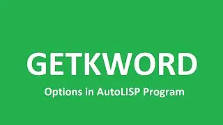 How to provide options to user in AutoLISP program