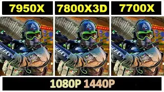 New Ryzen 7 7800X3D vs 7700X vs Ryzen 9 7950X | 1080P, 1440P Tested |