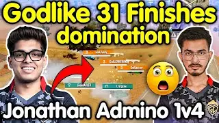 Godlike 31 kills domination in Bmps scrims 🥵 Jonathan Admino pure 1v4 🇮🇳