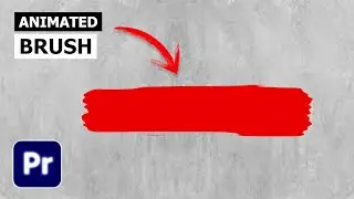 How To Make Animated Brush Effect In Premiere Pro || Animated Brush Effect Tutorial