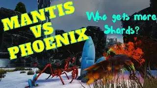 Which dino gets more element shards? Mantis versus Phoenix (Crystal Isles)