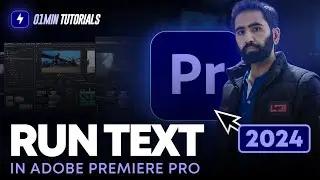 How to Run Text in Adobe Premiere Pro 2024 | Animate Running Text Premiere Pro