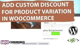 How to Add Different Custom Discount Price for Different WooCommerce Product Variations | Variable