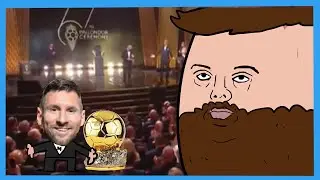 IBAI charla con MESSI en la Gala del BALON DE ORO