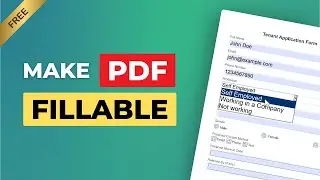 How to Make a PDF Fillable for Free in Just Minutes