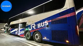 Riding Japan's Largest Double Decker Night Bus like a Capsule Hotel | Gran Dream