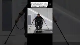 L'ESOSCHELETRO del futuro: si muove da solo e aiuta i disabili