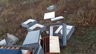 Последствия урагана на пасеке
