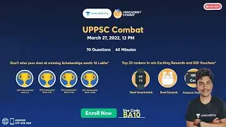 UPPSC Combat | 27th March | 12 PM | Enroll Code - BA10