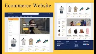 How To Make Ecommerce Website Using HTML And CSS Step By Step | Build E-Commerce Website