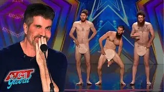 3 Naked Israeli Guys on America's Got Talent!