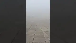 Vanishing Into The Mists At The Summit Of Mount Washington