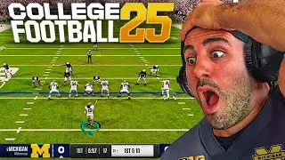 PLAYING COLLEGE FOOTBALL 25 FOR THE FIRST TIME!