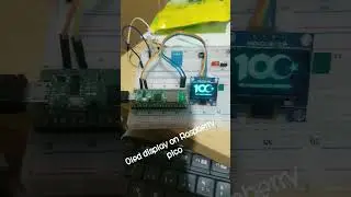 SSD1306 oled display on Raspberry pico