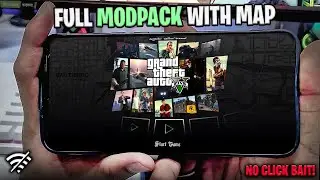 Full GTA 5 Graphics *Modpack* for GTA Sa Android Mobile (Android) With Map  | 2024