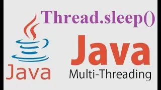 Thread.sleep() Method  in java Multi Threading with Example