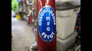 Ossonobense a rare road bike made by Manuel Gago in Estoy Portugal with Reynolds 531 tubing.