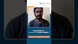 Parags Data Science Career Success Story | #datamites #datascience