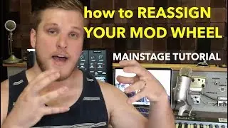 How to assign mod wheel to a knob or fader in MainStage 3