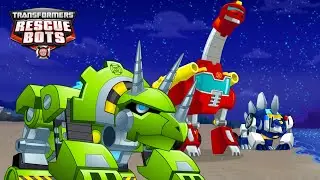 Dinobots VS Monster! 🦖 Transformers Rescue Bots | Cartoons for Kids | Transformers TV |