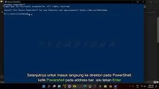 Cara Buka Command Prompt atau PowerShell Langsung pada Direktori Tertentu