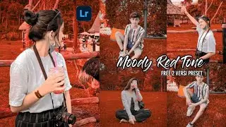 Tutorial edit foto moody red tone di aplikasi lightroom
