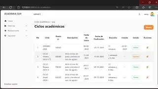 Sistema de matrículas y control de pagos, para una academia pre universitaria