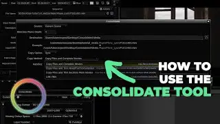 Copying Media Using the Consolidate Tool in Baselight