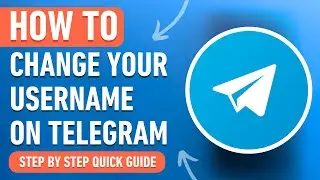 How to change your Username on Telegram [2024] Easy Tutorial