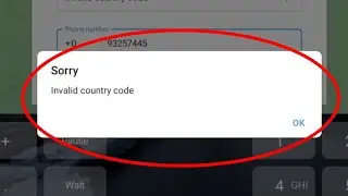 Telegram Fix Sorry Invalid country code Problem Solve