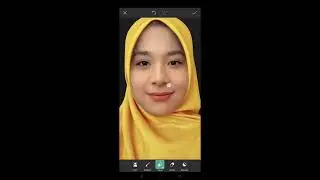 aplikasi hp merubah warna kerudung putih menjadi hitam