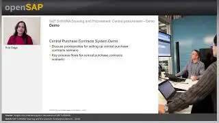 SAP S/4HANA Sourcing and Procurement: Central procurement – Demo - U6 - Logistics Innovations