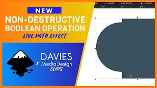 Inkscape's New Non destructive Boolean Operation Live Path Effect | DMD Clips