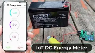 IoT DC Energy/Power Meter using ESP8266 & Blynk (36V, 30A)