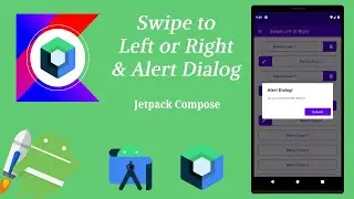 How to Implement List Swipe to Left or Right in Jetpack Compose | Android | Kotlin | Make it Easy