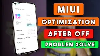 miui optimization problem | how to turn off miui optimization