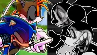 SONIC and TAILS Vs MICKEY and OSWALD (Sidekick Cover) - FNF