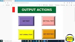 SCREEN SCRAPING OUTPUT ACTIONS RPA UIPATH |GET TEXT|GET FULL TEXT | GET VISIBLE TEXT| GET OCR TEXT|