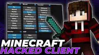 Minecraft Hacked Client | Minecraft Mod Menu | Easy Tutorial | Only PC | Minecraft Hacked Client Mod