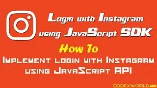 Login with Instagram using JavaScript SDK