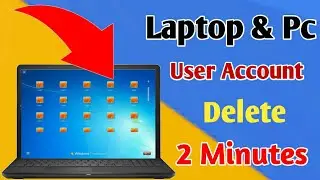 Computer Me User Account Kaise Delete Kare | How To Delete Laptop User Account 100% | Windows 7