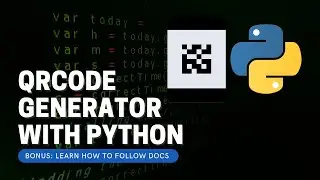 QR Code Generator using Python - Create a QR Code generator with python only.