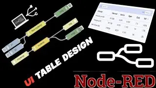 NodeRed | Sensor Data In NodeRed UI table Design