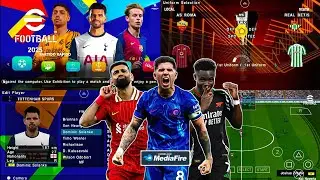 eFootball PES 2025 PPSSPP FULL TRANSFER ENGLISH VERSION 🔥🔥🔥